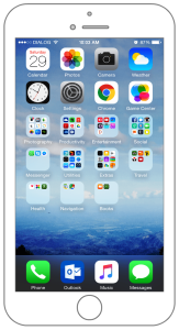 iPhone 6 Home Screen
