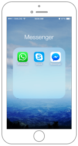 Messaging apps used in iPhone 6